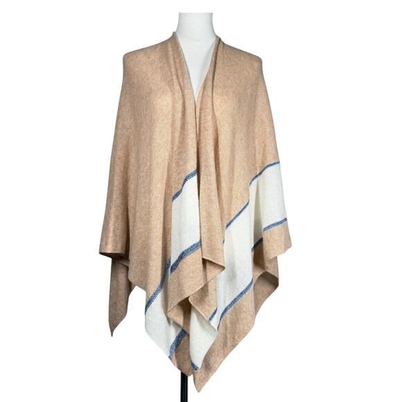 J. Mclaughlin Julia Cashmere Colorblock Wrap - Picture 3 of 10